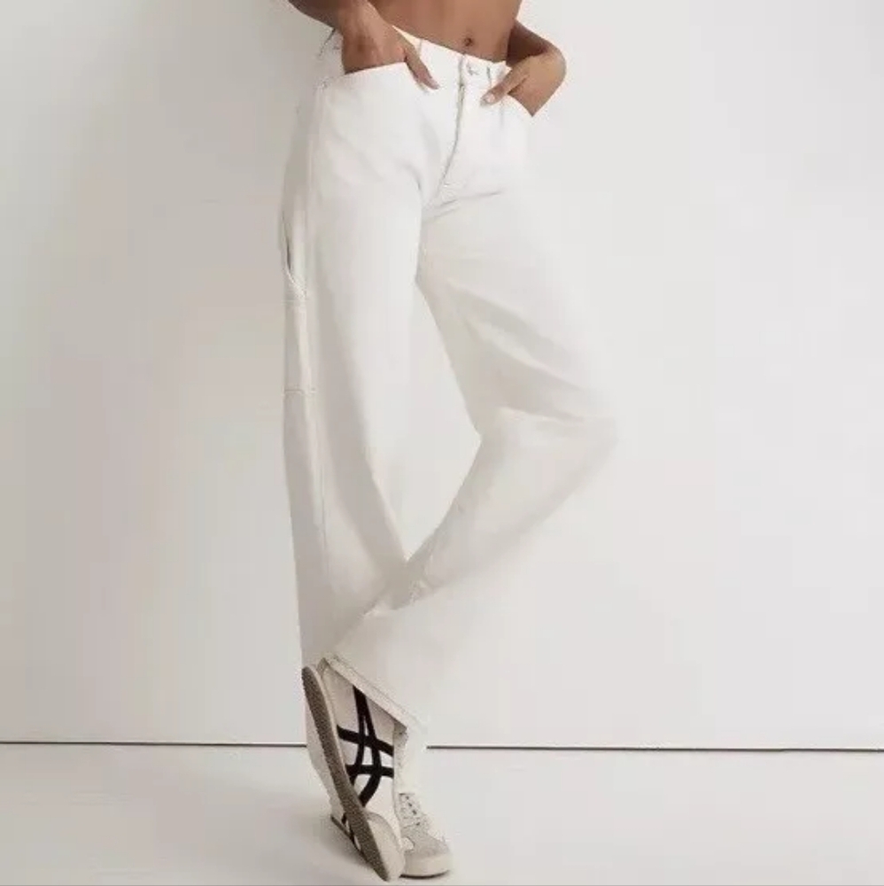 Madewell Low Slung Straight Carpenter Jean Off white - Spring - NWOT - 25